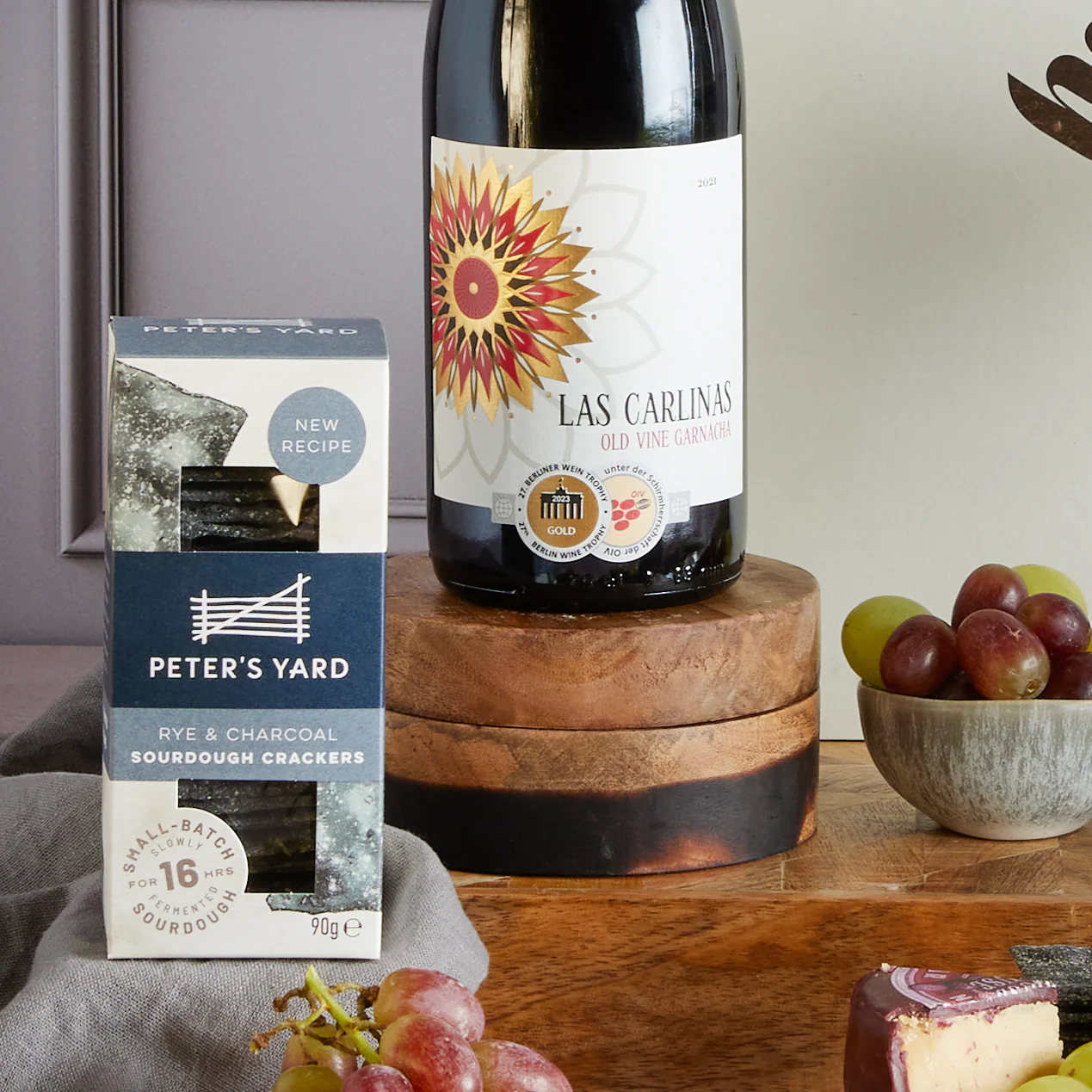 Classic Red Wine & Cheese Gift Box - Image 3